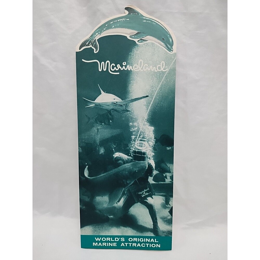 Vintage Marineland Worlds Original Marine Attraction Brochure Pamphlet